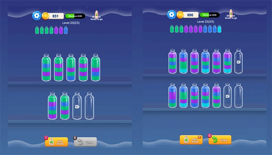 Water Drop Sort gameplay screenshot