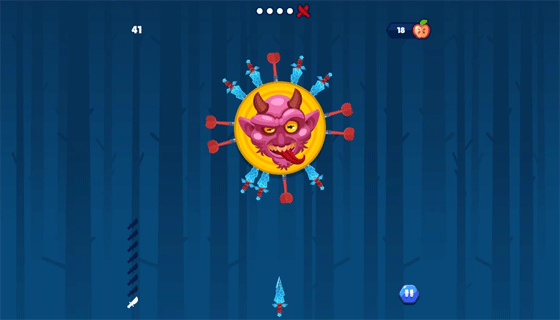 Knife Madness gameplay screenshot