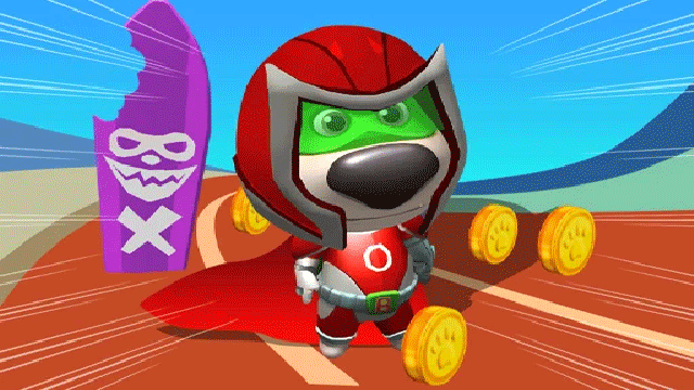 Super Dog Hero Dash gameplay screenshot
