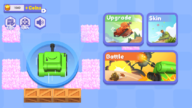 Super Tank Hero gameplay screenshot