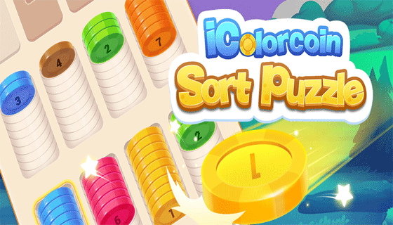icolorcoin sort puzzle gameplay screenshot